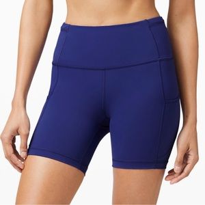 Lululemon fast and free shorts in larkspur